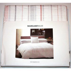 MARGARET MUIR Double Duvet Cotton Cover & Pillowcases in Deacon